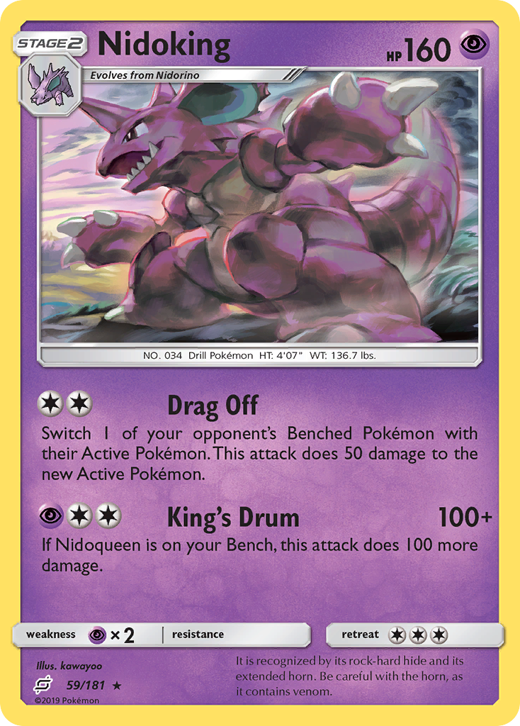 Nidoking — SM - Team Up #59/181