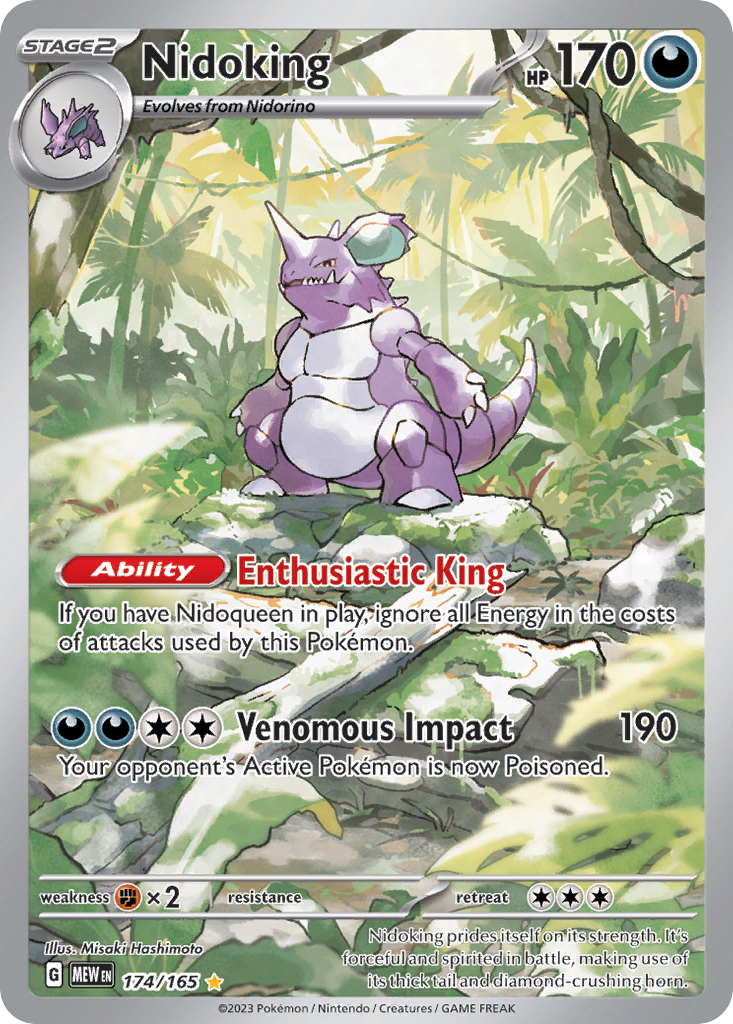 Nidoking — SV: Scarlet & Violet 151 #174/165