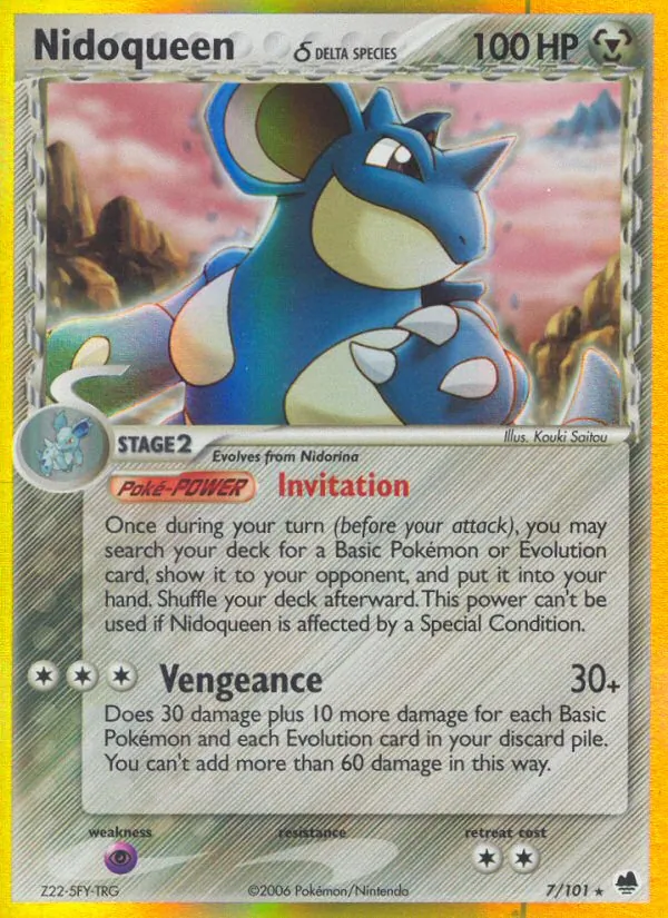 Nidoqueen (Delta Species) — Dragon Frontiers #7/101