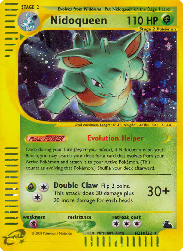 Nidoqueen (H21) — Skyridge #H21/H32