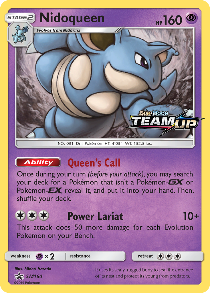 Nidoqueen — SM Promos #SM160