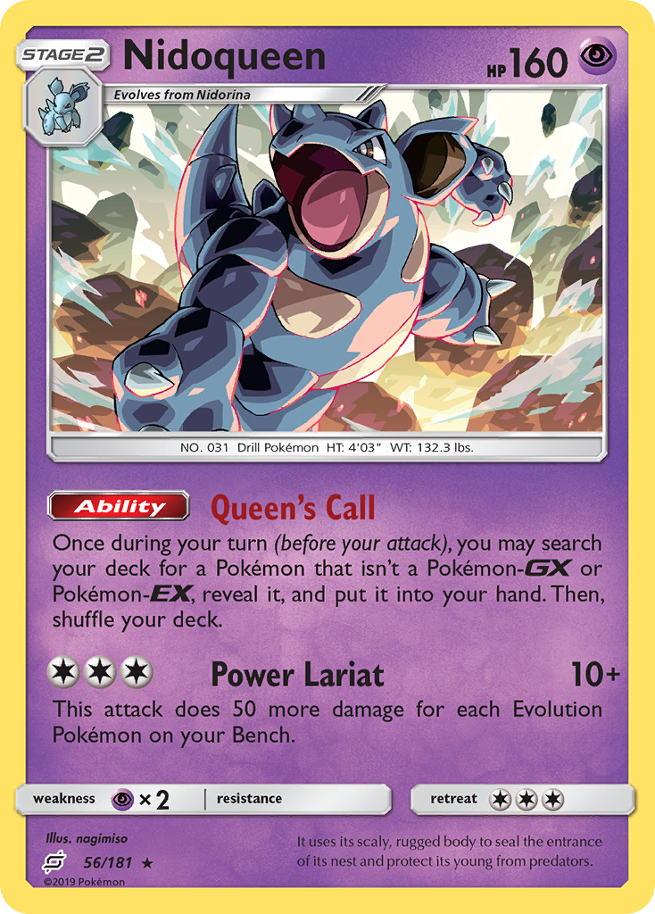 Nidoqueen — SM - Team Up #56/181