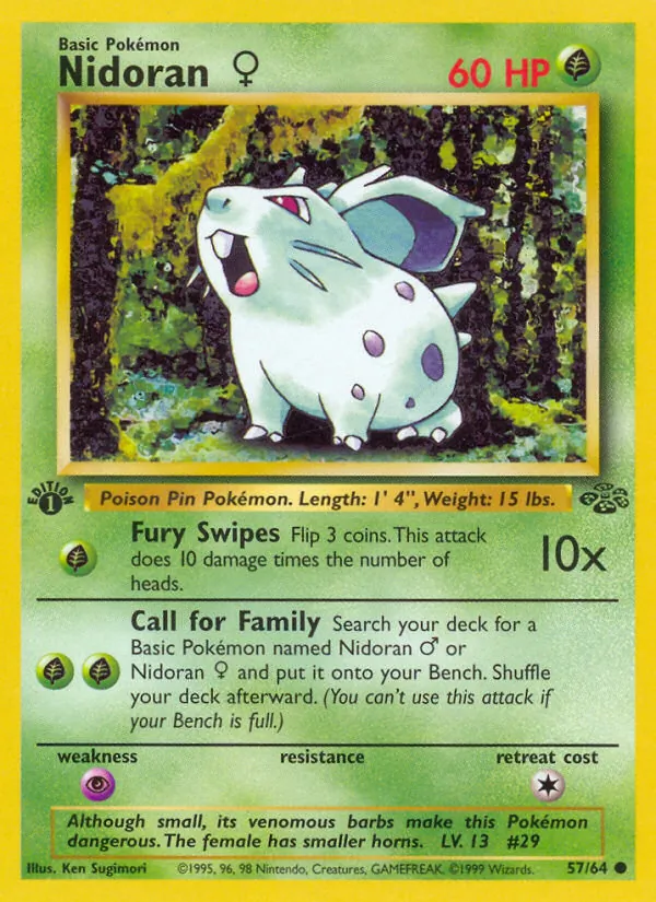 Nidoran F — Jungle #57/64
