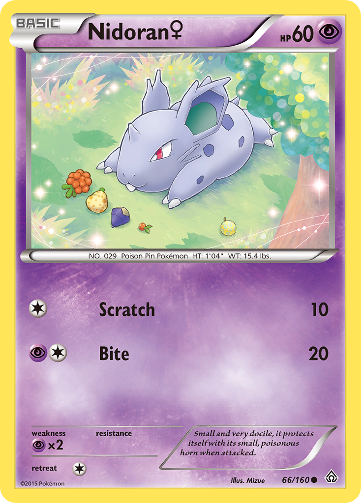 Nidoran (F) — XY - Primal Clash #66/160