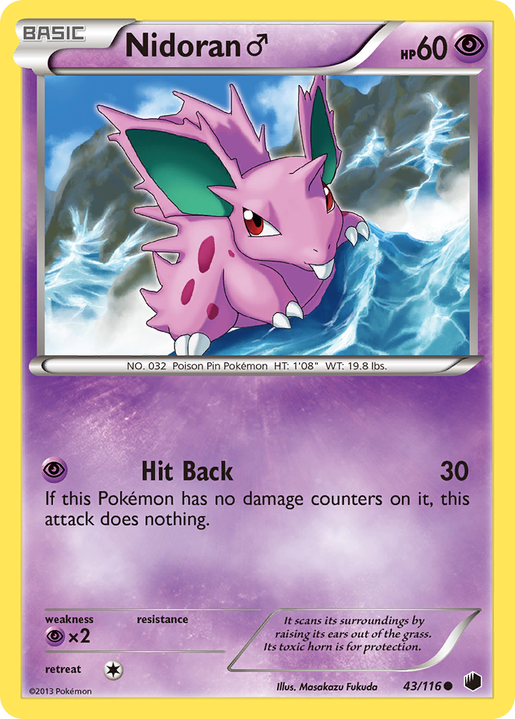 Nidoran M — Plasma Freeze #43/116