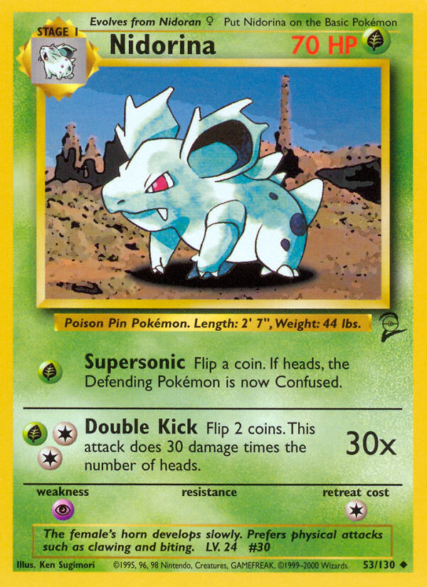 Nidorina — Base Set 2 #053/130
