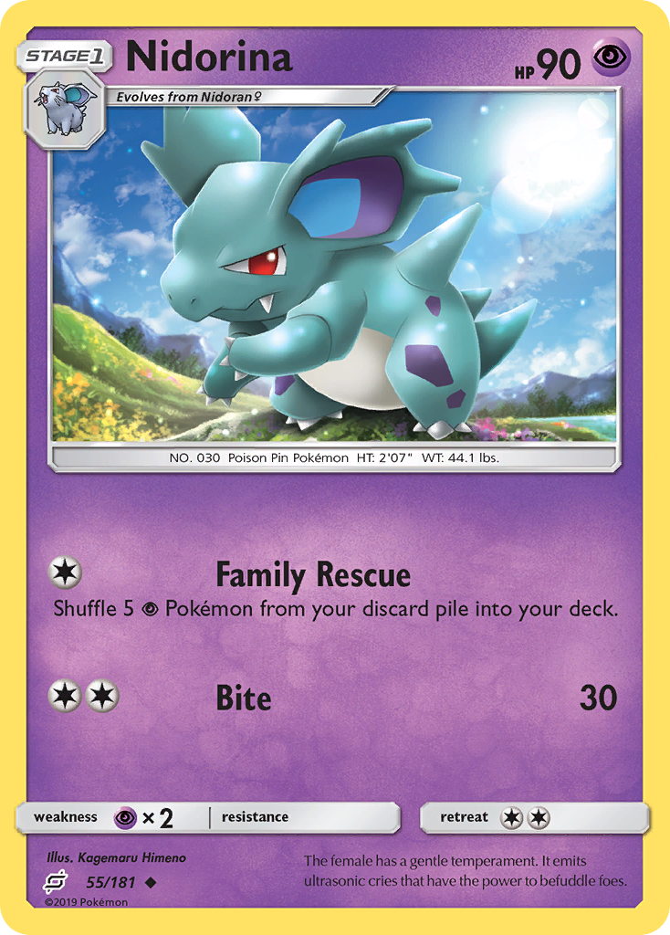 Nidorina — SM - Team Up #55/181