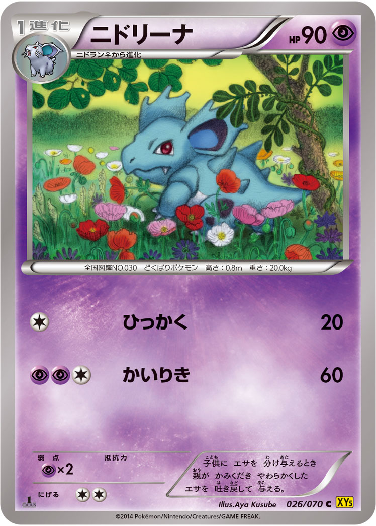Nidorina — XY5-Bg: Gaia Volcano #026/070