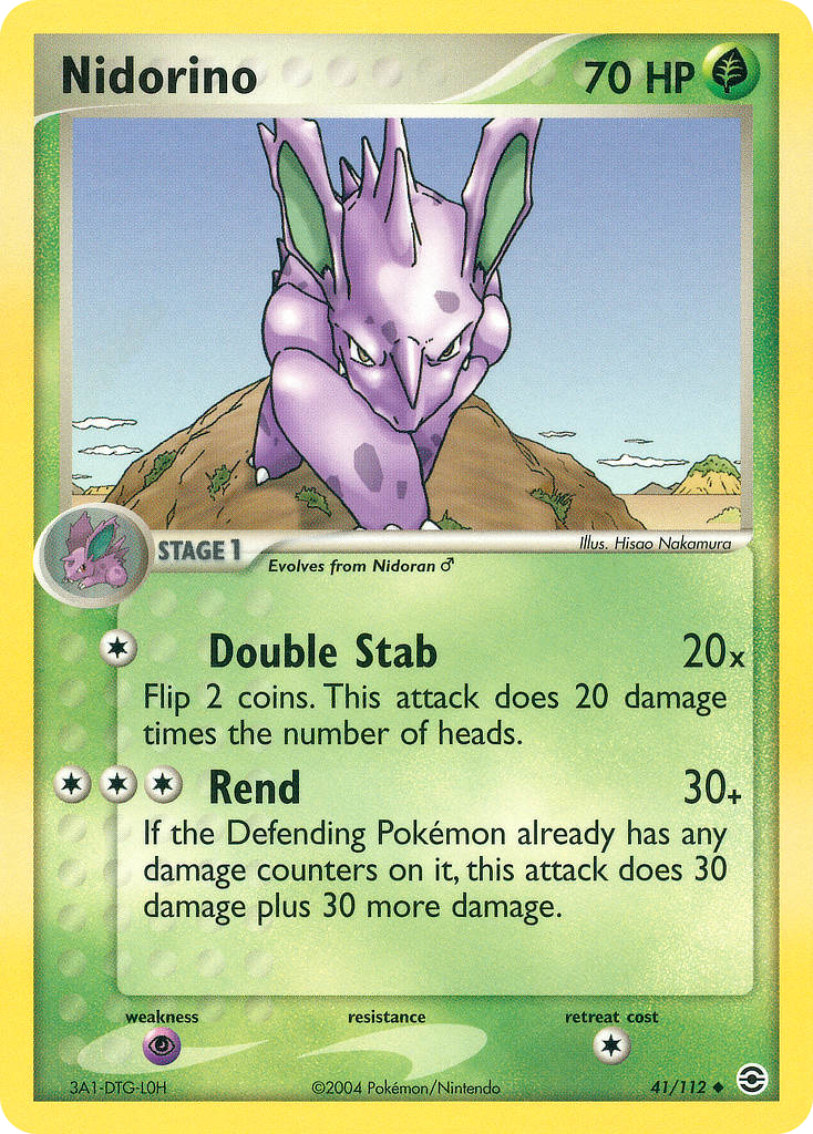 Nidorino — FireRed & LeafGreen #41/112