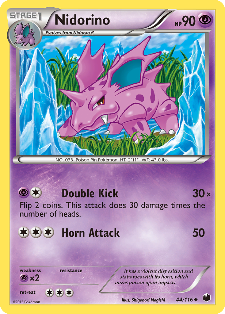 Nidorino — Plasma Freeze #44/116