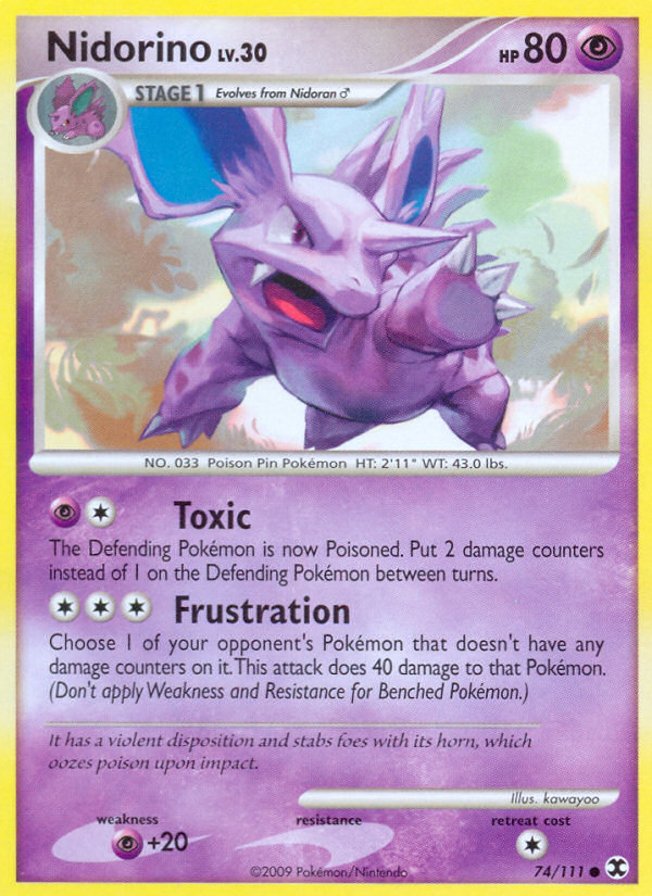 Nidorino — Rising Rivals #74/111