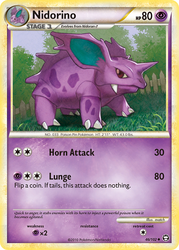 Nidorino — Triumphant #46/102