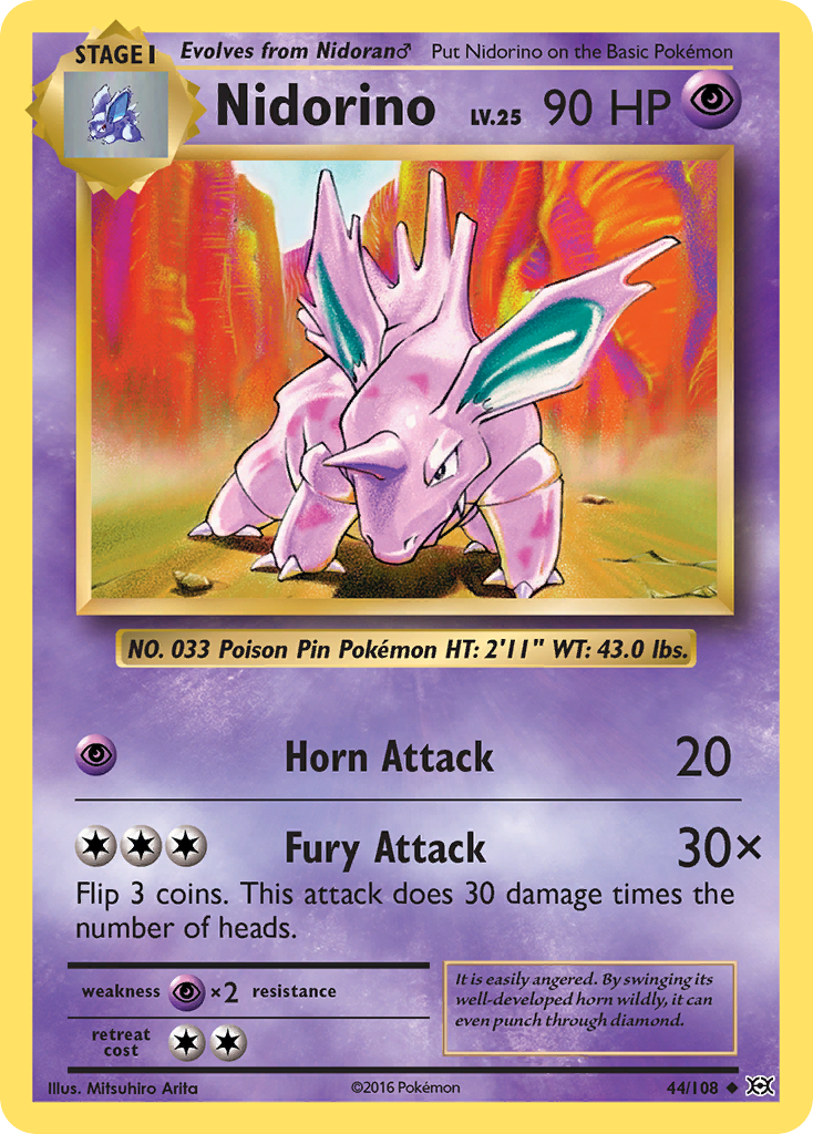 Nidorino — XY - Evolutions #44/108