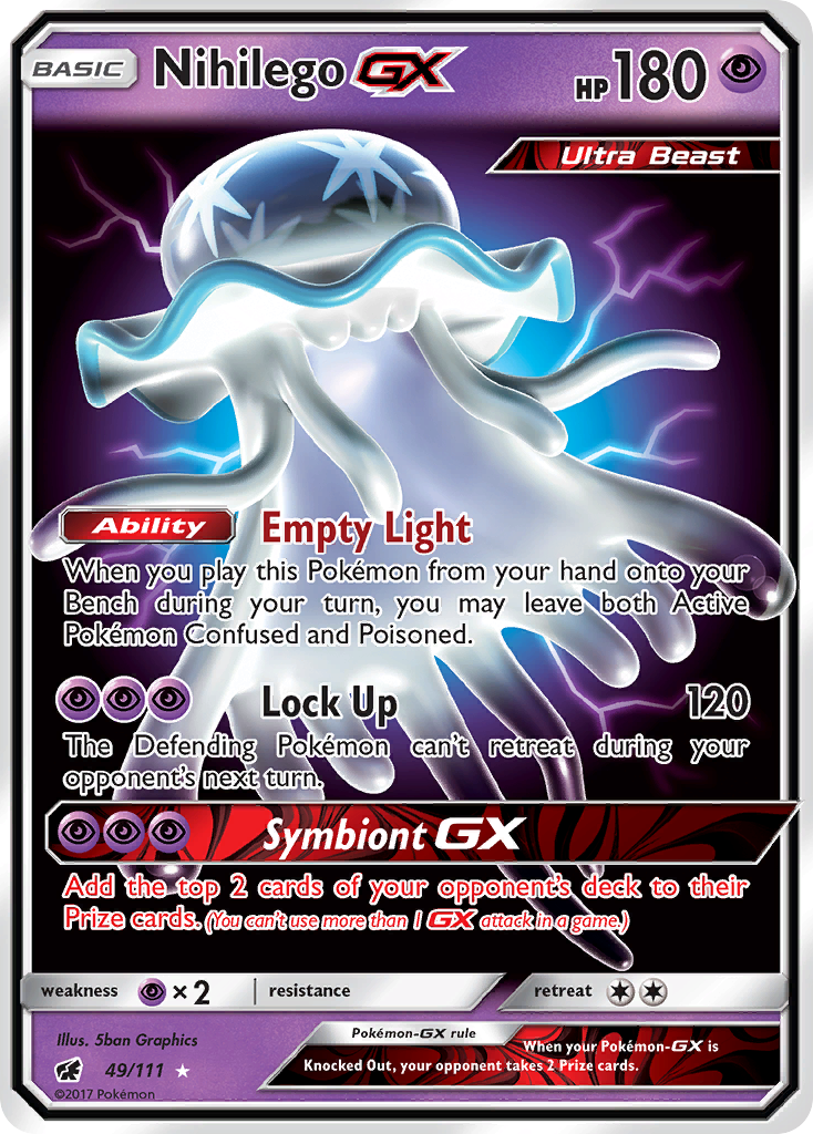 Nihilego GX — SM - Crimson Invasion #49/111