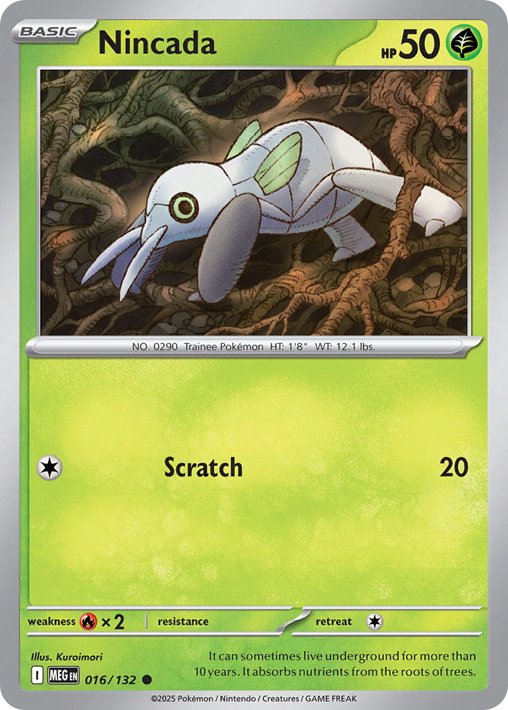 Nincada — ME01: Mega Evolution #016/132