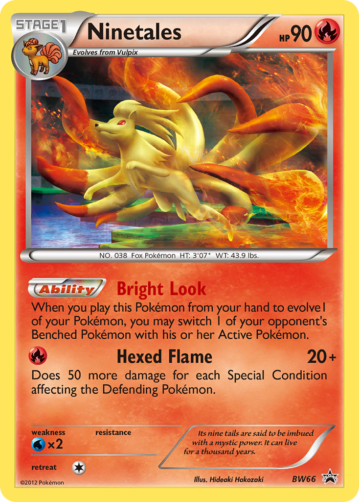 Ninetales — Black and White Promos #BW66