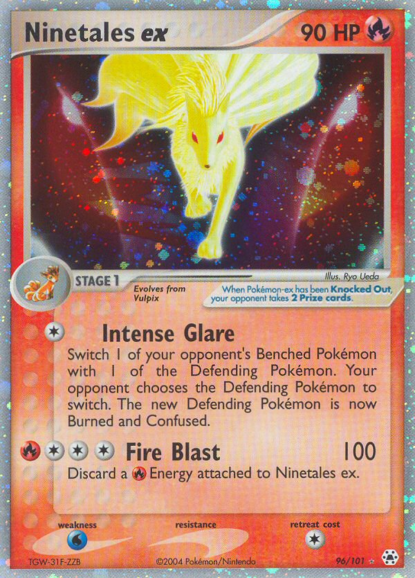 Ninetales ex — Hidden Legends #96/101