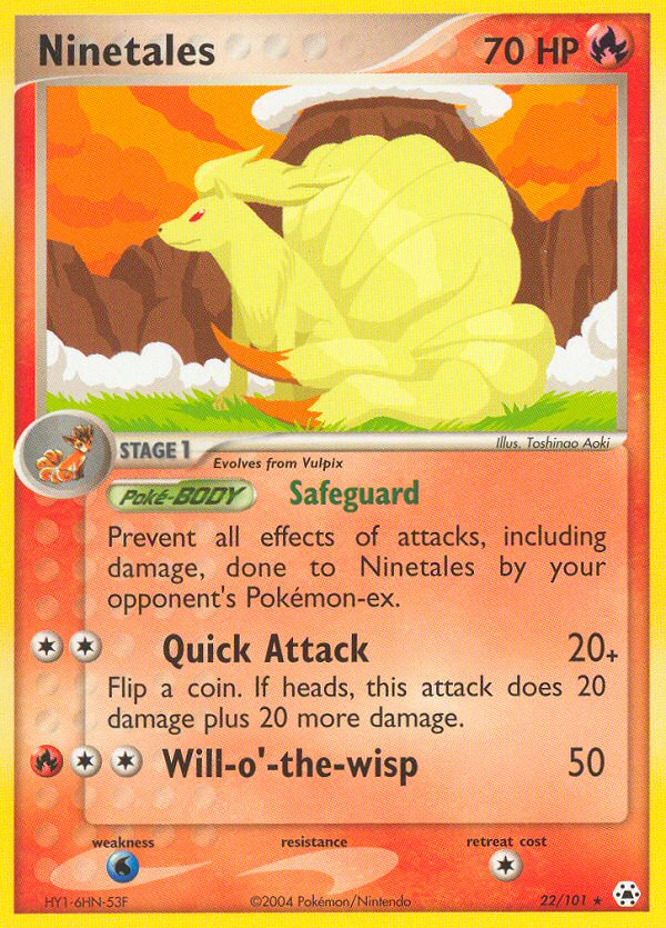 Ninetales — Hidden Legends #22/101