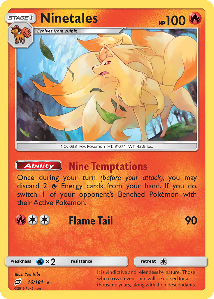 Ninetales — SM - Team Up #16/181