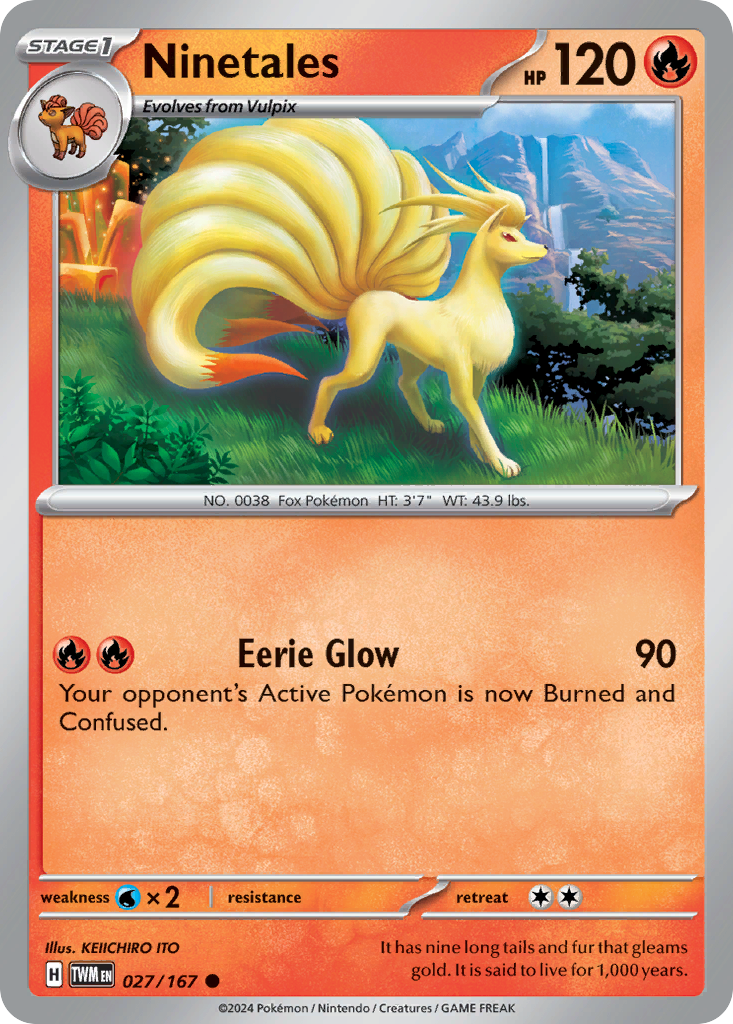 Ninetales — SV06: Twilight Masquerade #027/167