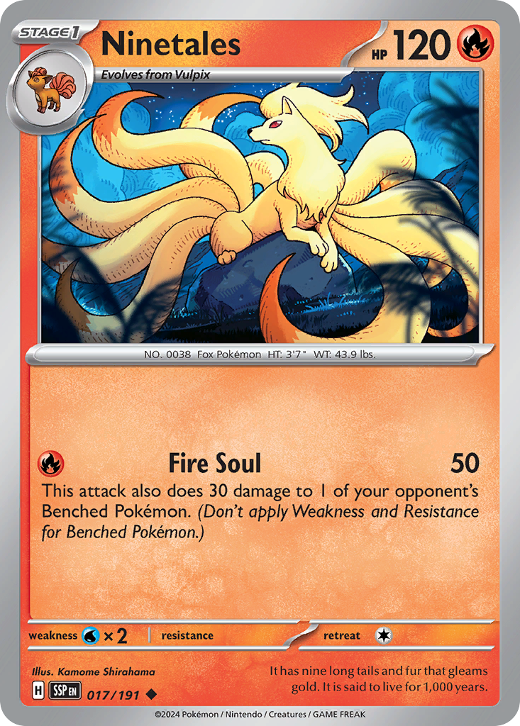 Ninetales — SV08: Surging Sparks #017/191