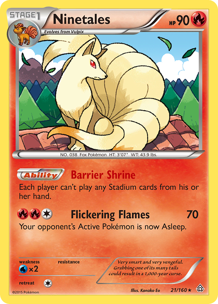 Ninetales — XY - Primal Clash #21/160