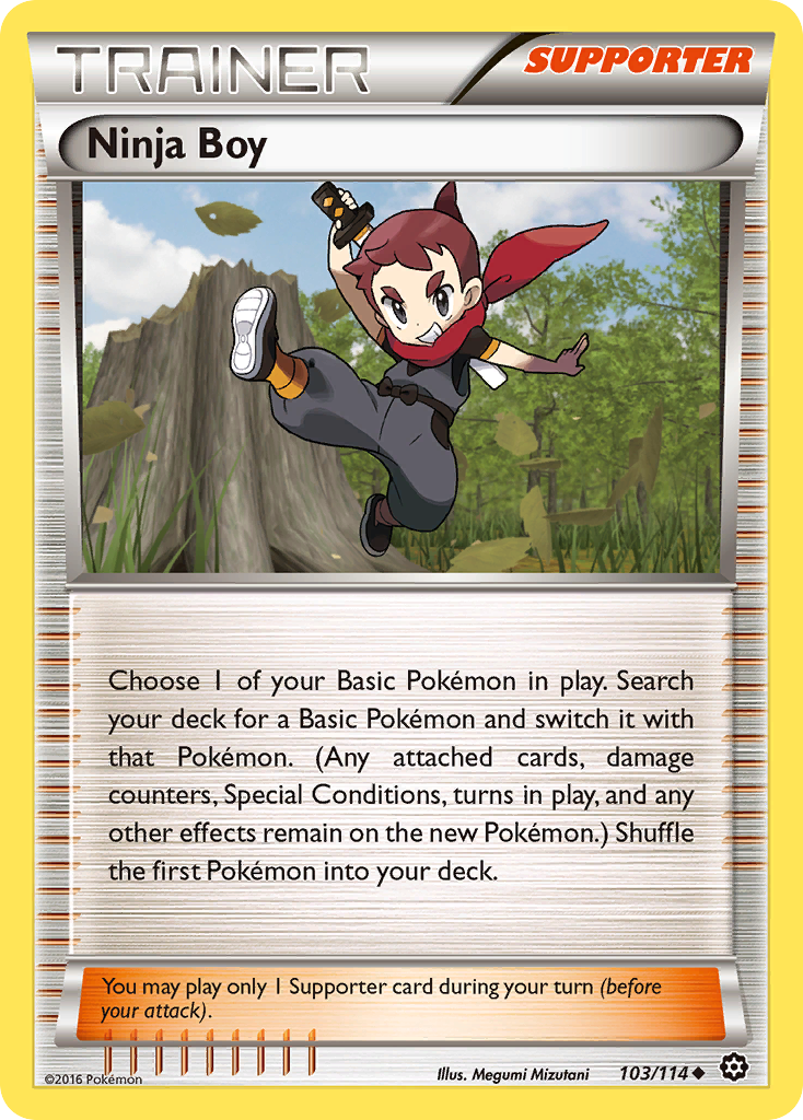 Ninja Boy — XY - Steam Siege #103/114