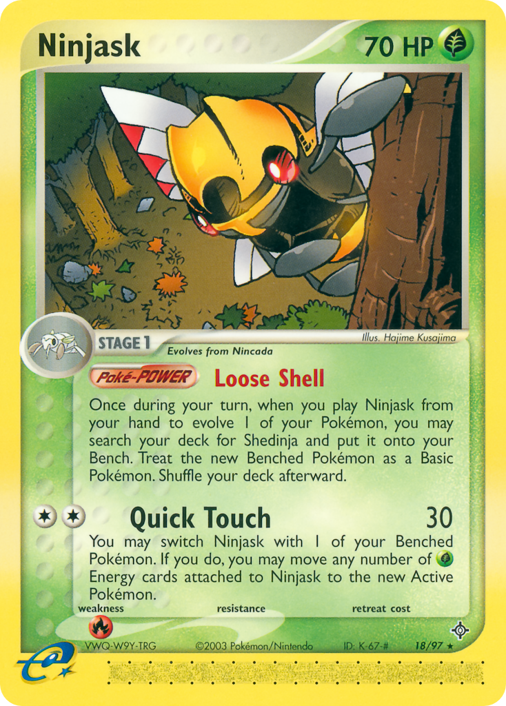 Ninjask — Dragon #18/97