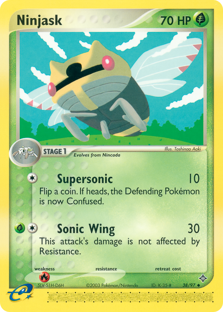 Ninjask — Dragon #38/97