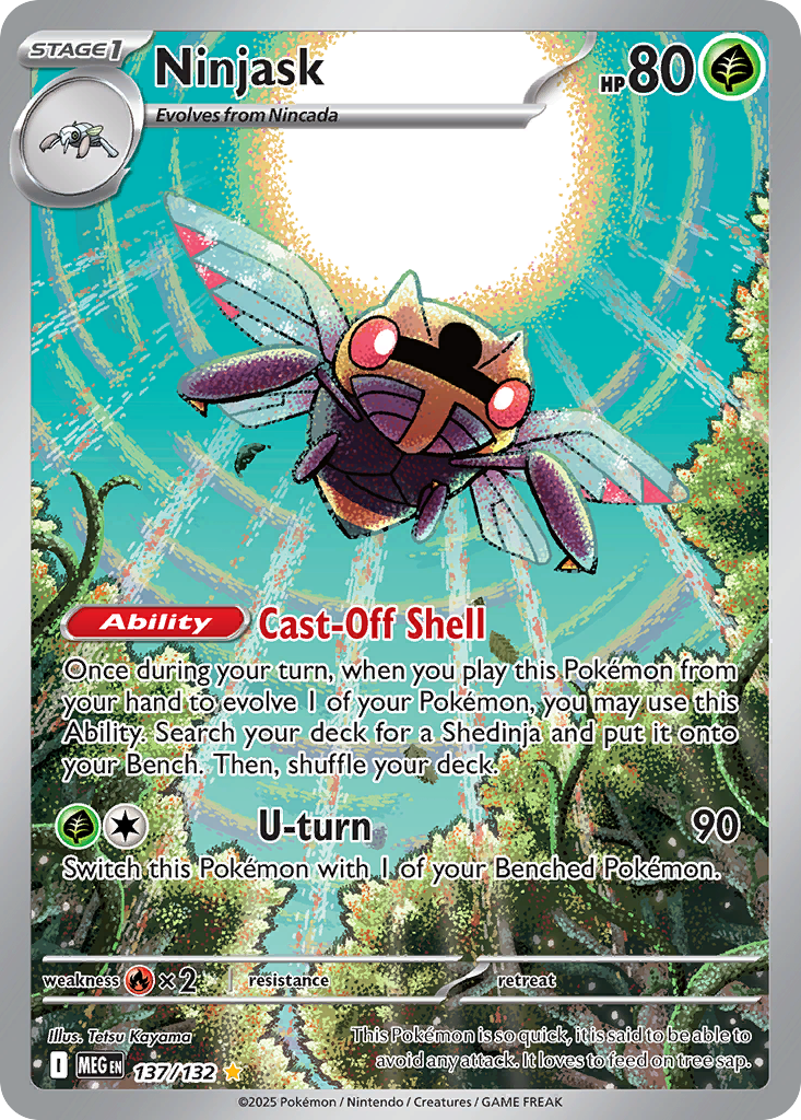 Ninjask — ME01: Mega Evolution #137/132