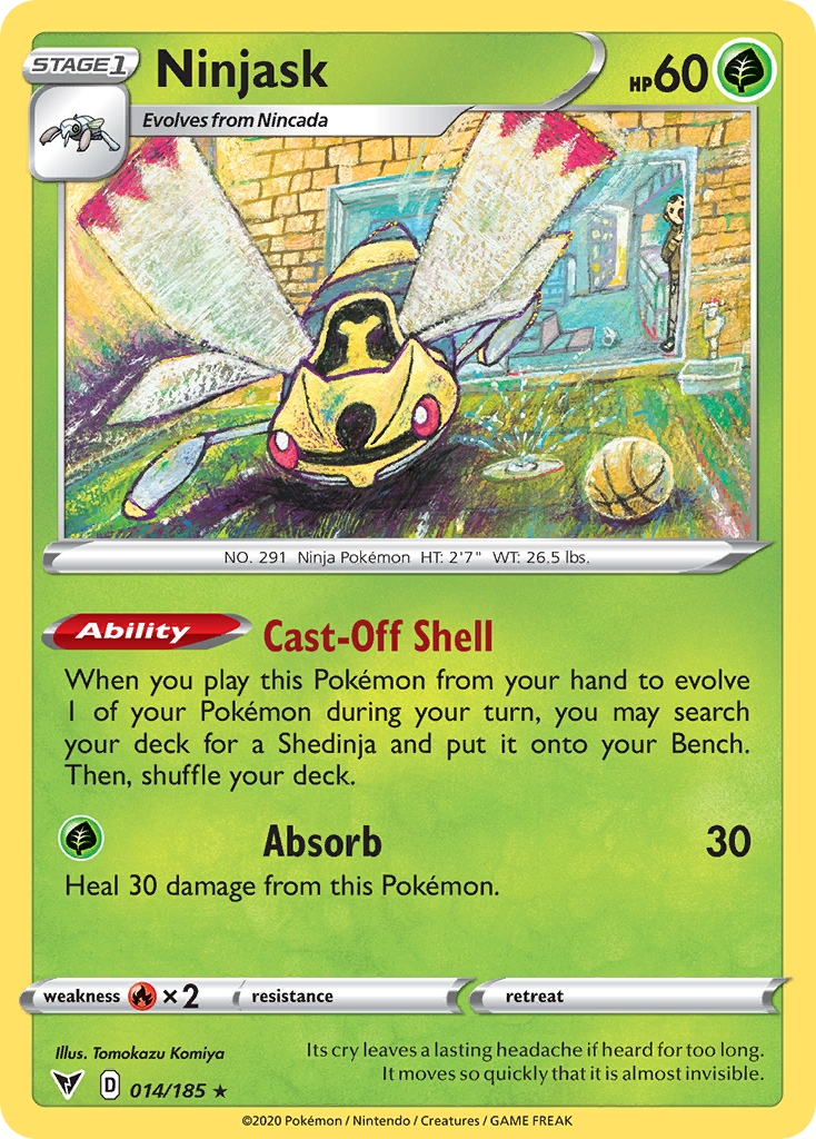 Ninjask — SWSH04: Vivid Voltage #014/185