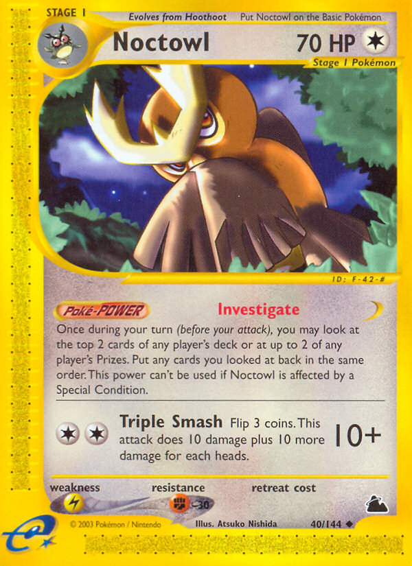 Noctowl — Skyridge #040/144