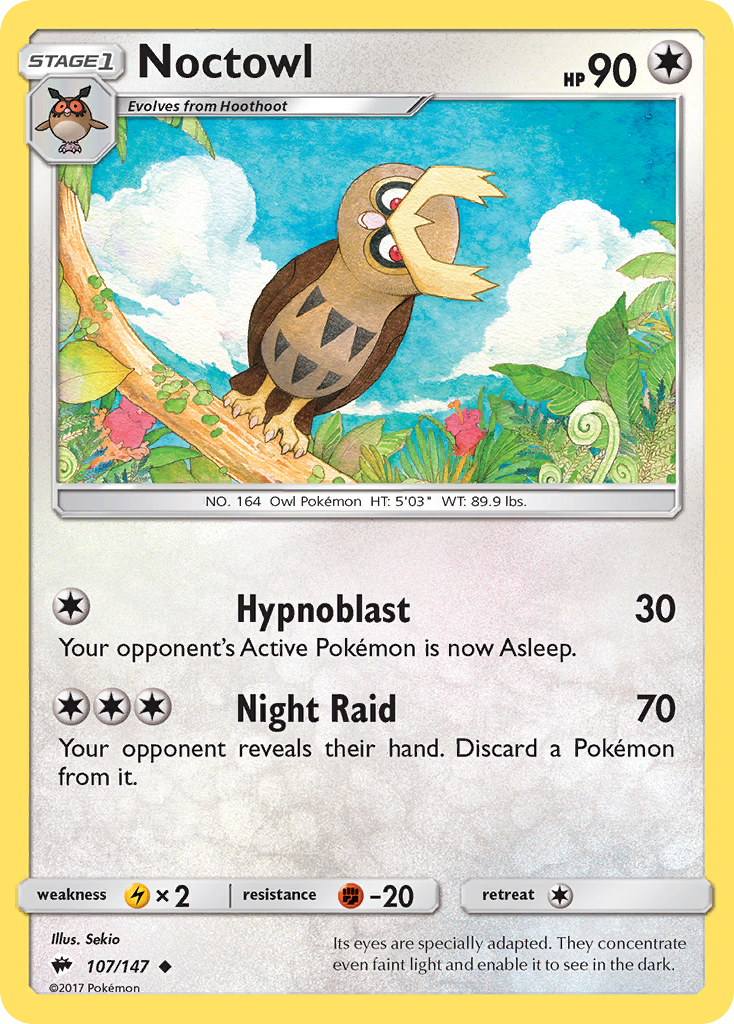 Noctowl — SM - Burning Shadows #107/147