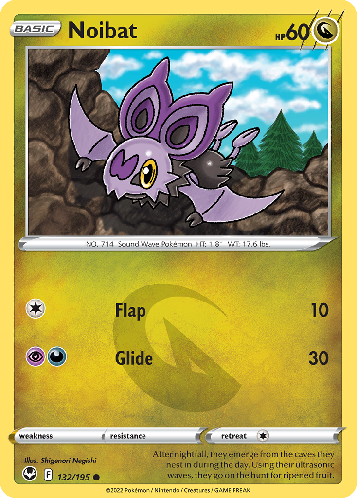 Noibat — SWSH12: Silver Tempest #132/195