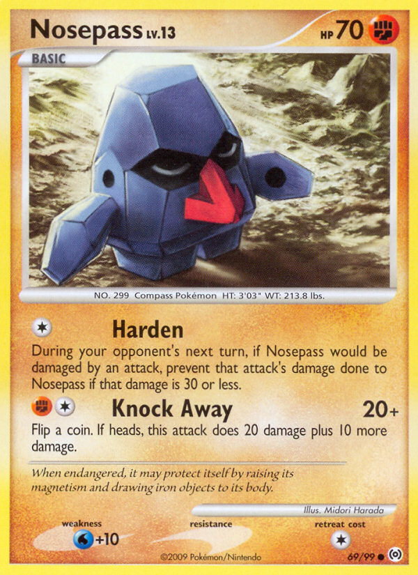 Nosepass — Arceus #69/99