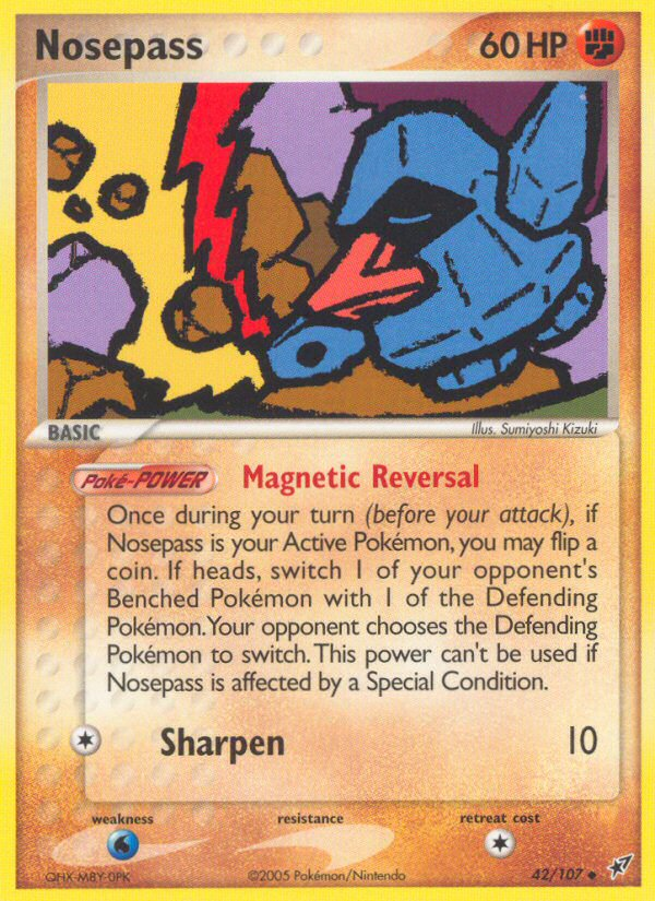Nosepass — Deoxys #42/107