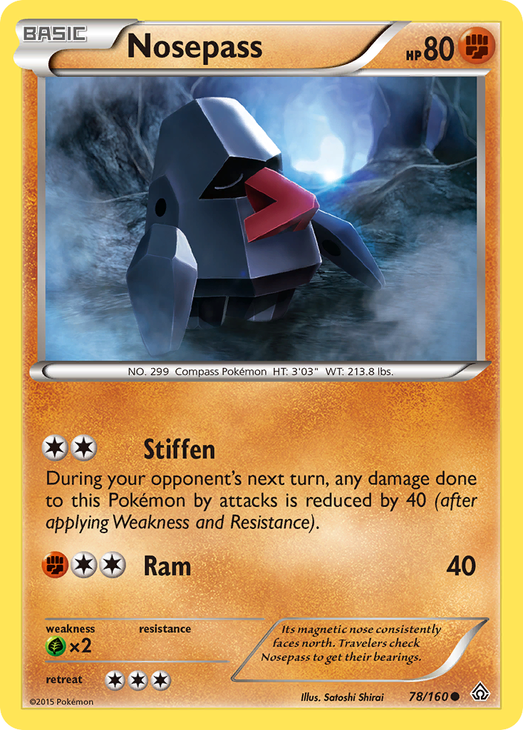 Nosepass — XY - Primal Clash #78/160
