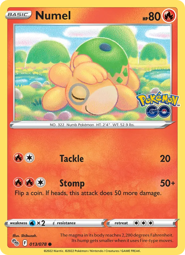 Numel — Pokemon GO #013/078