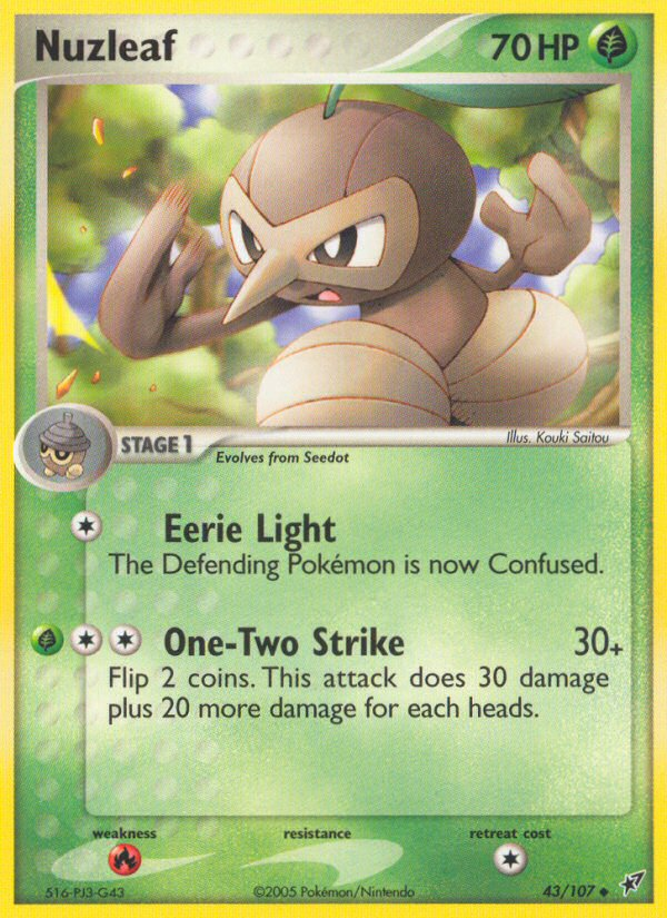 Nuzleaf — Deoxys #43/107