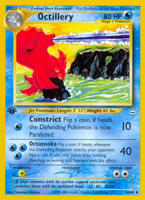 Octillery — Neo Revelation #34/64