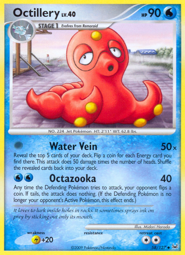 Octillery — Platinum #58/127