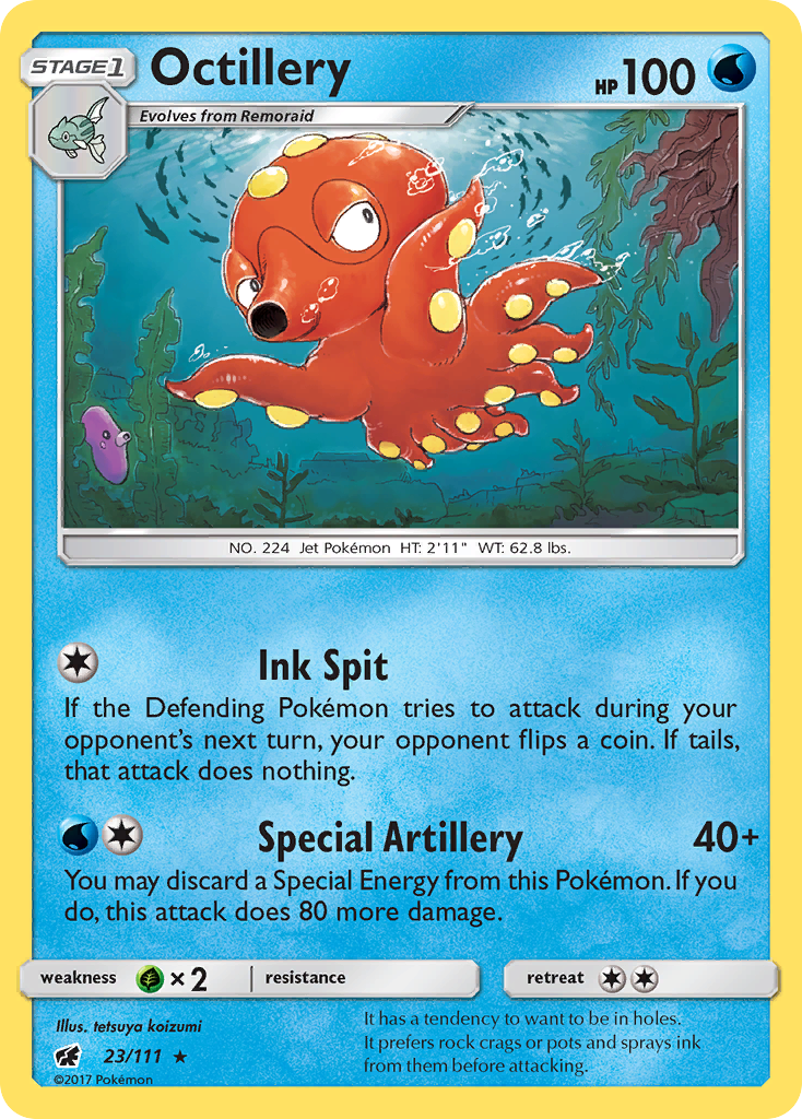 Octillery — SM - Crimson Invasion #23/111