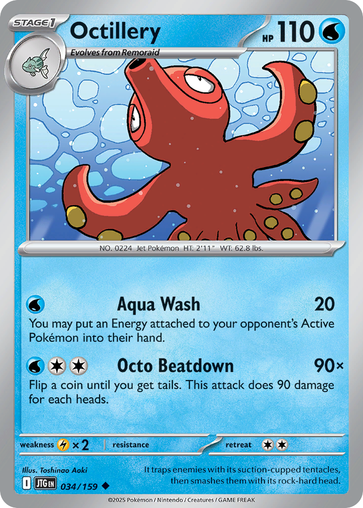 Octillery — SV09: Journey Together #034/159