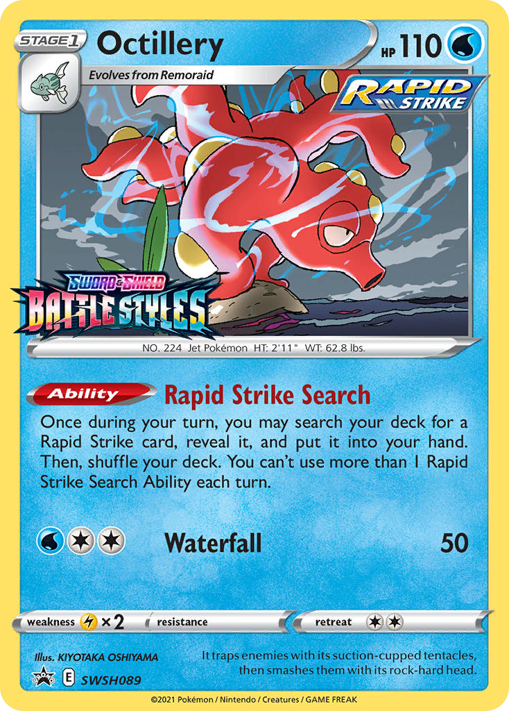 Octillery — SWSH: Sword & Shield Promo Cards #SWSH089