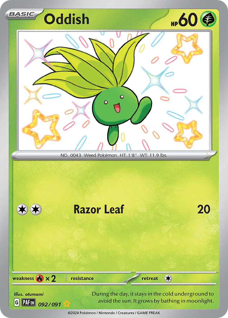 Oddish — SV: Paldean Fates #092/091