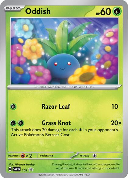 Oddish — SV: Scarlet & Violet Promo Cards #102