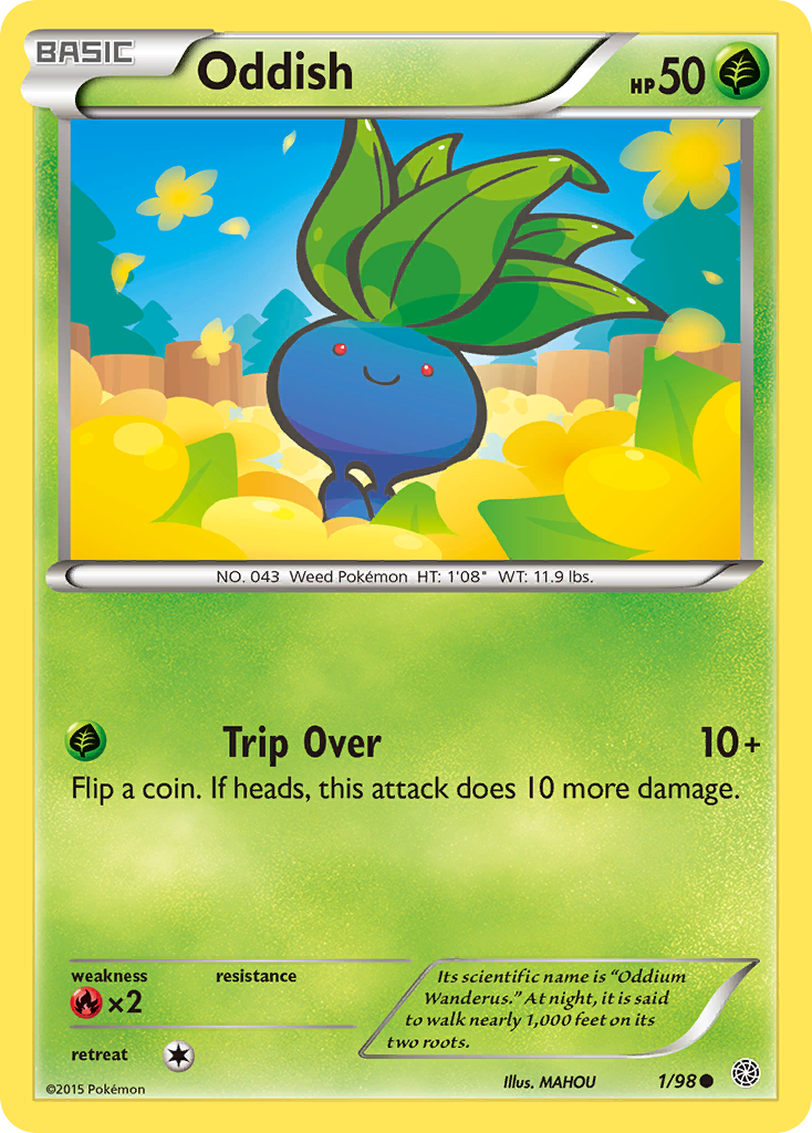 Oddish — XY - Ancient Origins #1/98