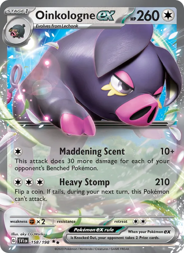 Oinkologne ex — Jumbo Cards #158/198