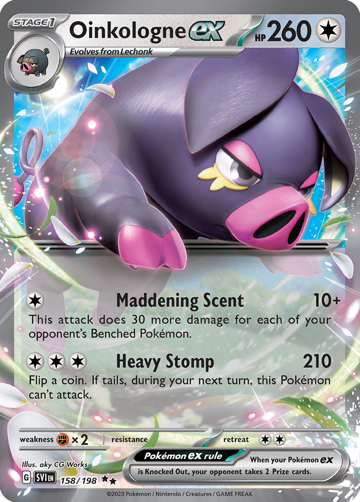 Oinkologne ex — Prize Pack Series Cards #158/198