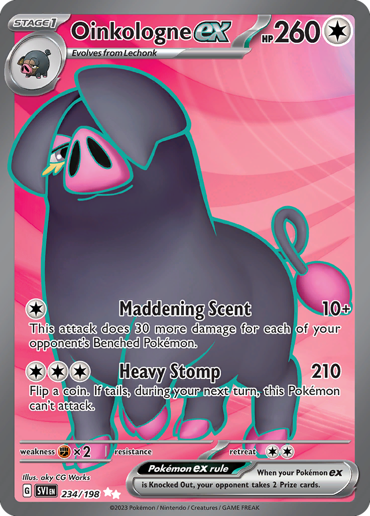 Oinkologne ex — SV01: Scarlet & Violet Base Set #234/198